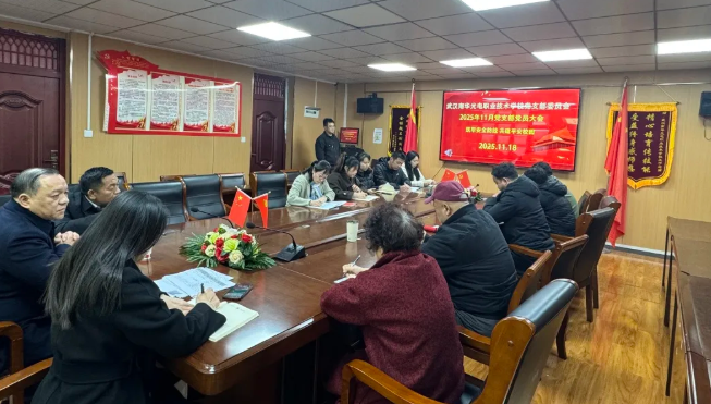 党建引领聚合力 实干笃行启新程——武汉南华光电职业技术学校11月主题党日活动