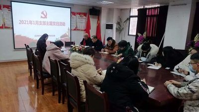 武汉南华光电职业技术学校1月支部主题党日活动