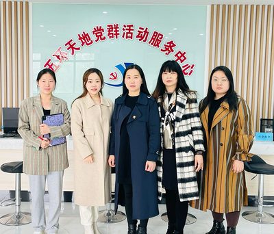 我校党支部在卓刀泉街开展4月支部党日活动