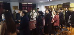 全体教职工参加纪念毛主席诞辰125周年红歌活动