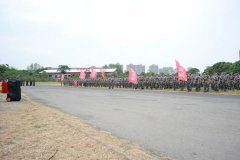 武汉南华光电职业技术学校2019年新生军训结营仪式暨开学典礼